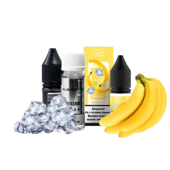 Набор для самозамеса Flavorlab Puff Banana ice (Банан Лёд, 50 мг, 10 мл)