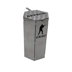 Ковпак для кальяну Appach CS GO Silver (Металік)