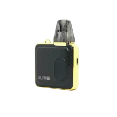 OXVA Xlim SQ Pro Kit 1200 Gold Carbon (Чорно-золотистий, з картриджем) Багаторазовий POD
