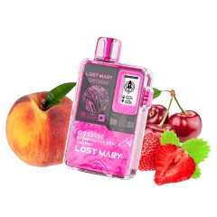 Lost Mary OS12000 Strawberry Peach Cherry (Клубника Персик Вишня) Одноразовый POD
