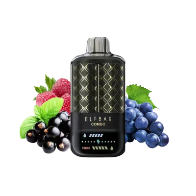 Elf Bar 25000 Combo Blackcurrant Raspberry & Grape (Чорна Смородина Малина Виноград) Одноразовий POD