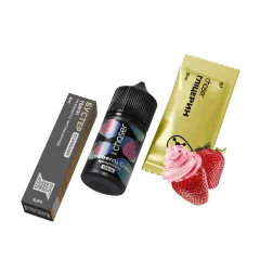 Набір для самозамішування Chaser Lux Strawberry Cream (Полуниця Вершки, 65 мг, 30 мл)