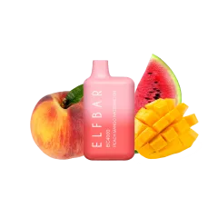 Elf Bar ВС4000 Peach Mango Watermelon (Персик Манго Кавун) Одноразовий POD