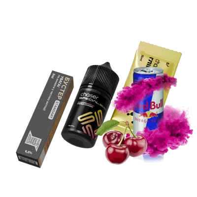 Набор для самозамеса Chaser Special Berry Energy Cherry (Вишня Энергетик, 65 мг, 30 мл)