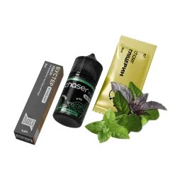 Набір для самозамішування Chaser Mix Basil Mint Ultra (Базилік М'ята, 65 мг, 30 мл)