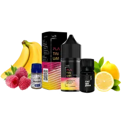 Набор для самозамеса WES Platinum Raspberry Banana Lemon (Малина Банан Лимон, 50 мг, 30 мл)