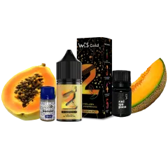 Набор для самозамеса WES Gold Melon&Papaya (Дыня Папая, 50 мг, 30 мл)