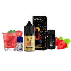 Набор для самозамеса WES Gold Strawberry Lemonade (Клубничный Лимонад, 50 мг, 30 мл)