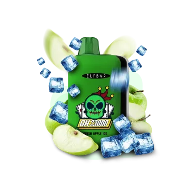 Elf Bar GH 23000 Green Apple Ice (Яблуко Лід) Одноразовий POD