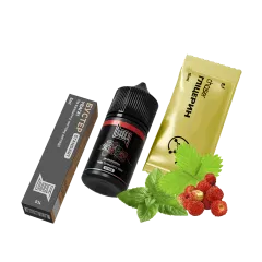 Набір для самозамішування Chaser Black Wild Strawberry Mint Ultra (Суниця М'ята, 50 мг, 30 мл)