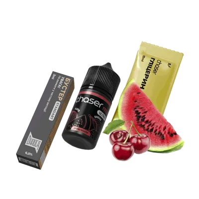 Набір для самозамішування Chaser Mix Cherry Watermelon (Вишня Кавун, 65 мг, 30 мл)