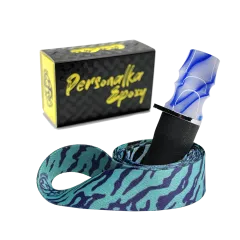 Персональный мундштук Personalka Epoxy Sakura (Белый с синим)