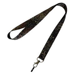 Лента для POD с силиконовым кольцом Personalka Gold Ornament (Чёрно-золотой)