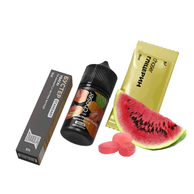 Набір для самозамішування Chaser Lux Sour Watermelon Candy (Кисла кавунова цукерка, 50 мг, 30 мл)