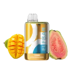 Elf Bar TE6000 Green Mango Guava (Зелёное Манго Гуава) Одноразовый POD