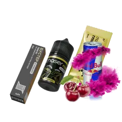 Набір для самозамішування Chaser Mix Energy Cherry Ultra (Вишневий Енергетик, 65 мг, 30 мл)