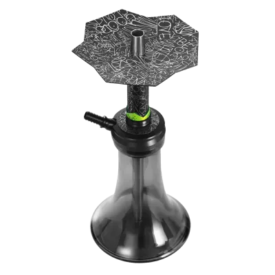 Кальян Embery MiniMONO 3.0 Graffiti (чорний з візерунком, повний комплект)