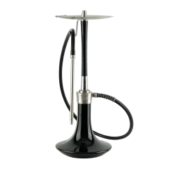 Кальян Oduman Cosmo Black Glass Silver/Black Body (Чорний, повний комплект)