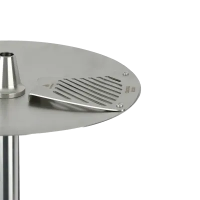 Кальян Oduman Orion Black Glass Silver Body (Металік, повний комплект)