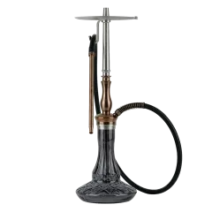 Кальян Oduman Sahra Black Glass Bronze Body (Бронзовый, полный комплект)