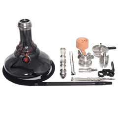 Кальян Amy SS 08 Basiс Black (чорний, повний комплект)