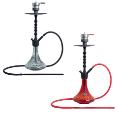 Кальян Amy Deluxe 072.01 PSMBK-RD (чорний, повний комплект)