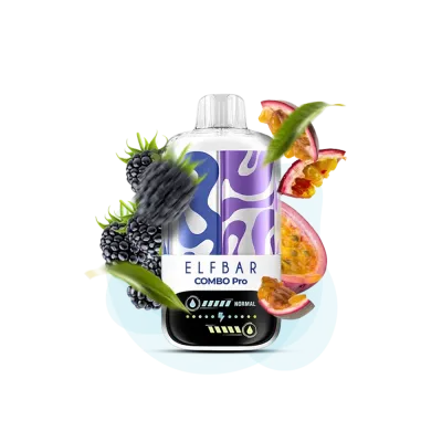 Elf Bar Combo Pro 30000 Blackberry & Passionfruit (Ежевика и Маракуйя) Одноразовый POD