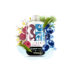 Elf Bar Combo Pro 30000 Jasmine Raspberry & Blueberry Ice (Жасмин Малина та Чорниця Айс) Одноразовий POD