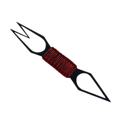 Шило-вилка Tenarat Black Red (Чорний Червоний)