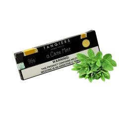 Тютюн Tangiers Burley Cane Mint Alpha (Кейн Мінт Альфа, 100 г) Чорна упаковка