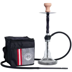 Кальян Yahya Ruddle Black (чорний, повний комплект)