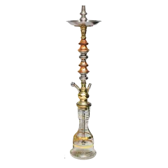 Кальян Khalil Mamoon Trimetal DoubleHeart (металлик, базовый комплект)