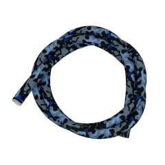 Силиконовый шланг для кальяна AMY Camouflage Leopard Blue (Синий)