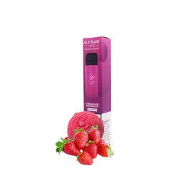 Elf Bar 1500 Strawberry Ice Cream (Клубничное Мороженое) Одноразовый POD