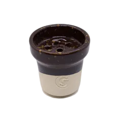 Глиняная чаша GrynBowls Accent White Brown (Коричневый)