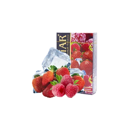Табак Jibiar Ice strawberry raspberry (Ледяная клубника с малиной, 50 г)
