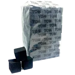 Кокосовый уголь для кальяна Tom Cococha Gold (1 кг, 96 шт, маленький кубик, 22куб)