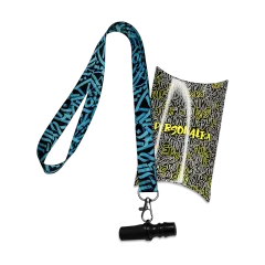 Персональный мундштук из полиацетали Personalka Poly Graffiti Blue (Синее Граффити)