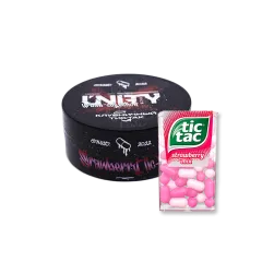 Тютюн Unity Strawberry tic-tac (Полуничний тик-так, 100 г)