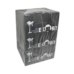 Кокосове вугілля для кальяну Eskobar (1 кг, 72 шт, р25, без коробки)