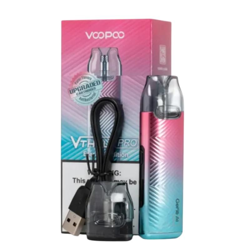 багаторазова електронна сигарета Voopoo V.THRU Pro Eternity Edition 900 Neon