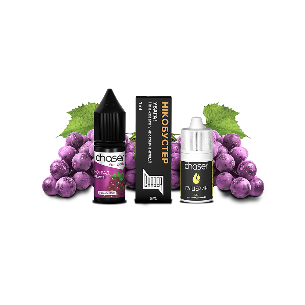 Набор для самозамеса жидкости Chaser for PODs (50 мг, 10 мл) с доставкой - фото 1 самозамес Chaser for PODs 50 мг 10 мл
