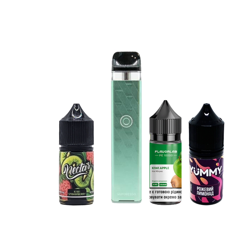 Pod-система Vaporesso XROS с жидкостью — пример комплекта