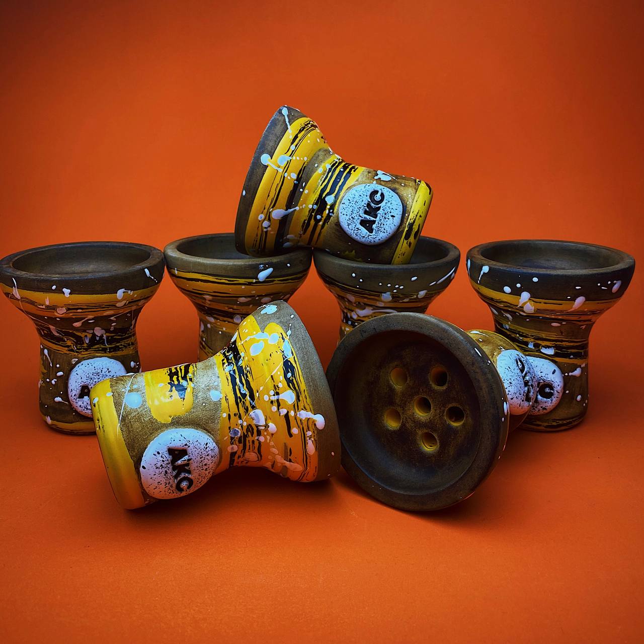 Купити Глиняна чаша 420 (рожева) + тютюн Sakura Moon (25 г) недорого